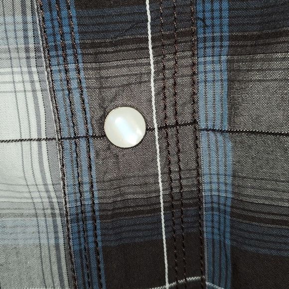 Resistol‎ University Fit Snap Front Plaid Western Rodeo Shirt Size XXL - Picture 5 of 8